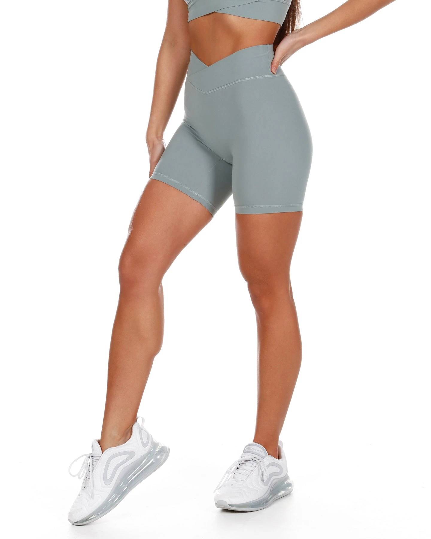 Elite Eleven Cross Over Shorts - Pale Sage