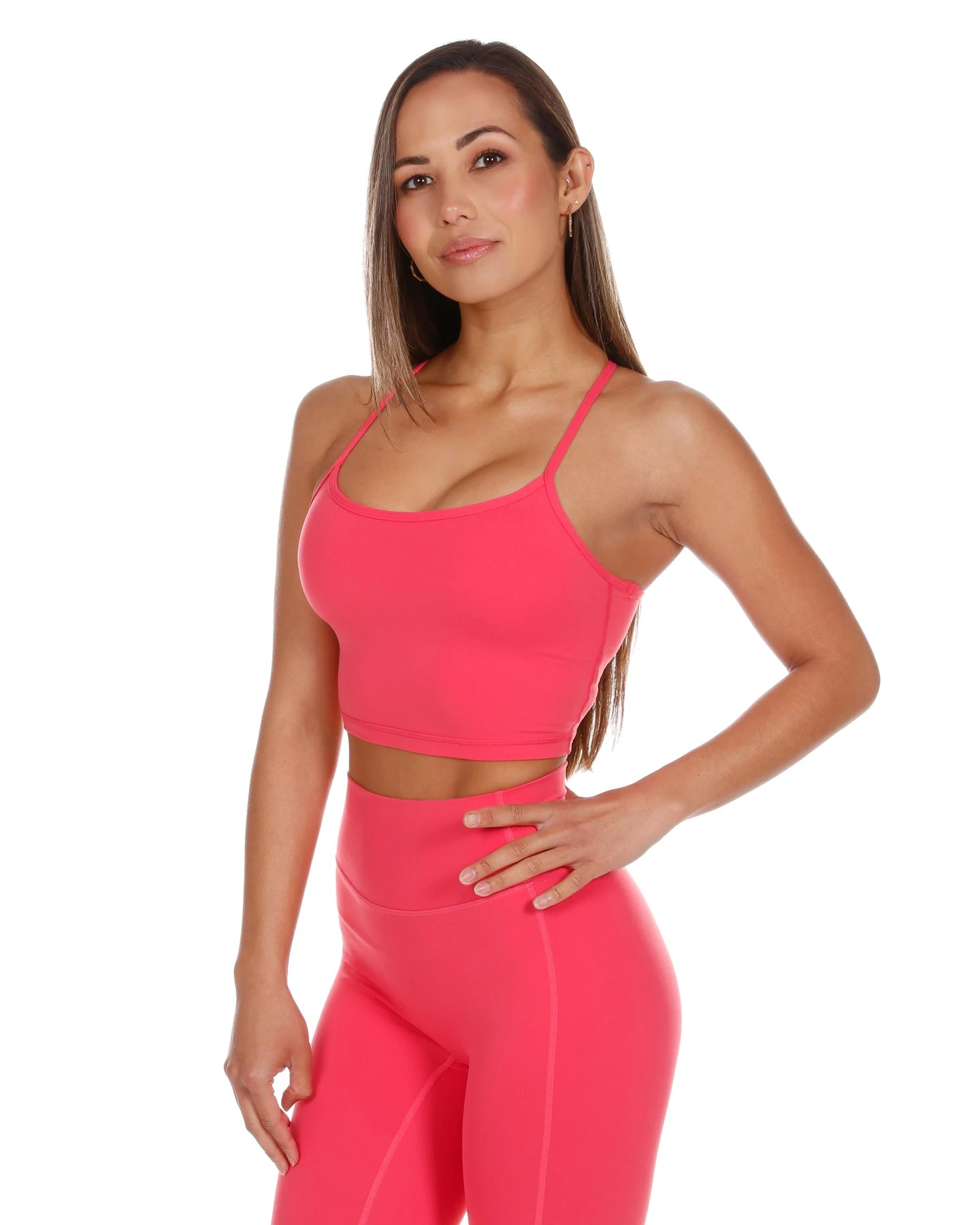 Elite Eleven Touch Cropped Tank - Sherbet