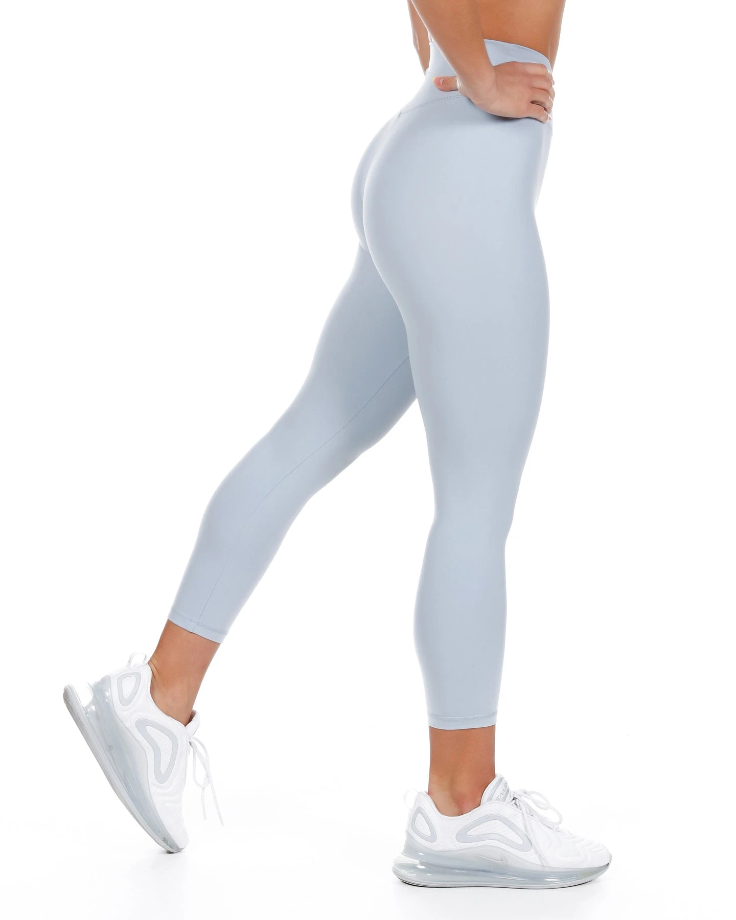 Elite Eleven 7/8 Cross Over Leggings - Light Blue - Image 3