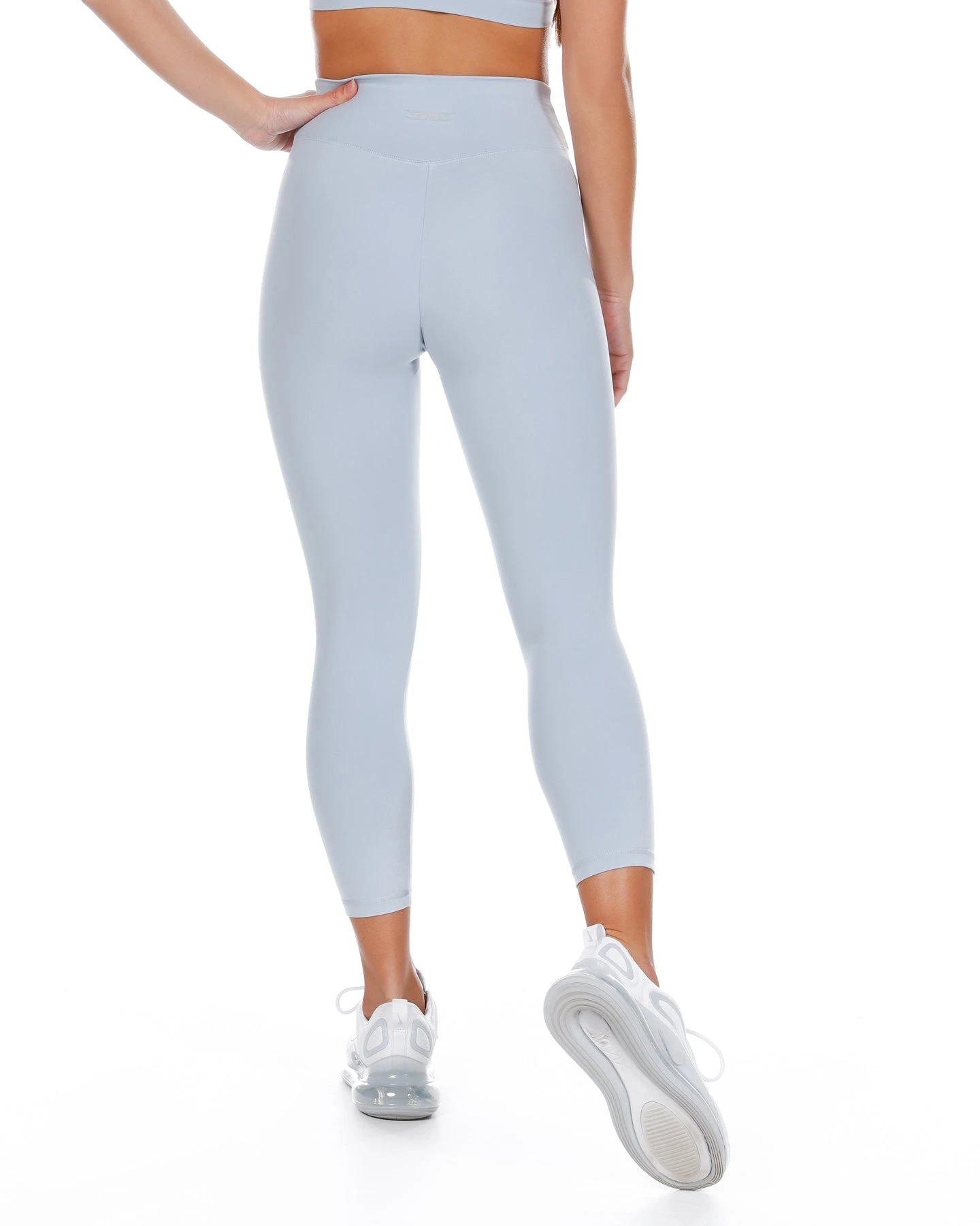 Elite Eleven 7/8 Cross Over Leggings - Light Blue - Image 4