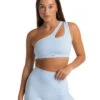 Elite Eleven Asymmetric Bra - Pastel Blue