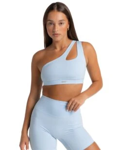 Elite Eleven Asymmetric Bra - Pastel Blue