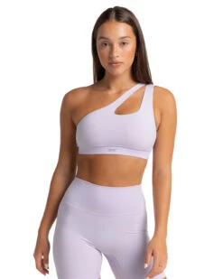 Elite Eleven Asymmetric Bra - Lilac